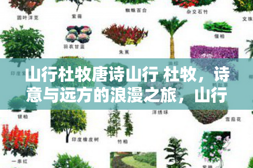 山行杜牧唐诗山行 杜牧图片