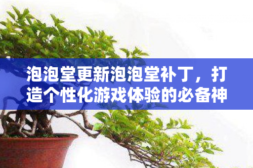 打造个性化游戏体验的必备神器图片