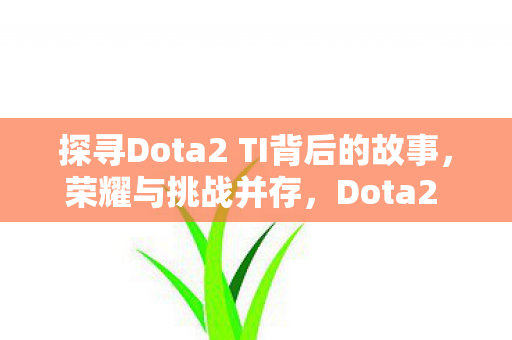 Dota2 TI背后的荣耀与挑战图片