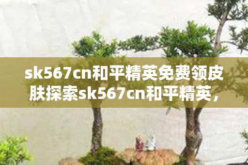 sk567cn和平精英免费领皮肤探索sk567cn和平精英图片