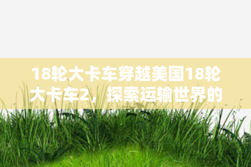 18轮大卡车穿越美国18轮大卡车2图片