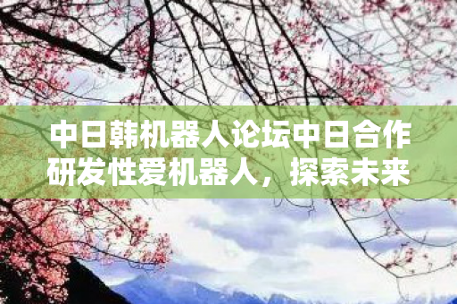 中日韩机器人论坛中日合作研发性爱机器人图片