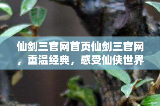 仙剑三官网首页仙剑三官网图片