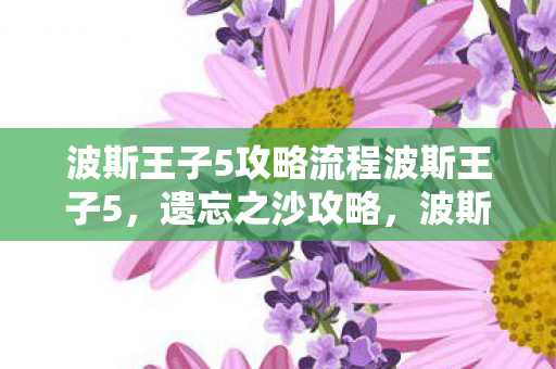 波斯王子5攻略流程波斯王子5图片