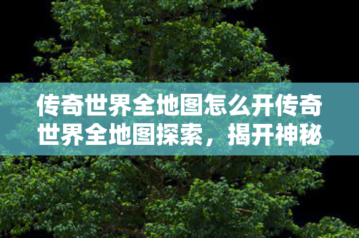 传奇世界全地图怎么开传奇世界全地图探索图片