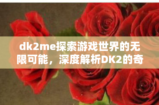 dk2me探索游戏世界的无限可能图片