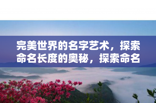 完美世界的名字艺术，探索命名长度的奥秘，探索命名奥秘，完美世界的名字艺术
