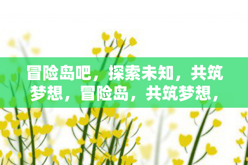 冒险岛吧，探索未知，共筑梦想，冒险岛，共筑梦想，探索未知之旅