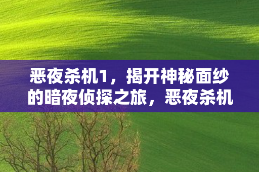 揭开神秘面纱的暗夜侦探之旅图片