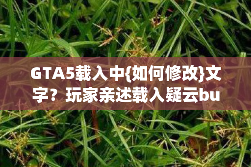 玩家亲述载入疑云bug图片