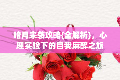 心理实验下的自我麻醉之旅图片