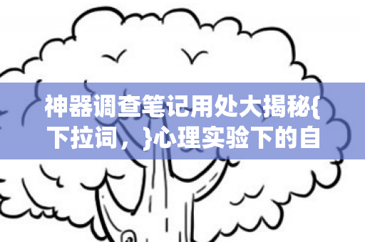 神器调查笔记用处大揭秘图片