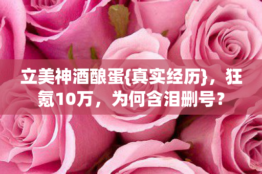 立美神酒酿蛋图片