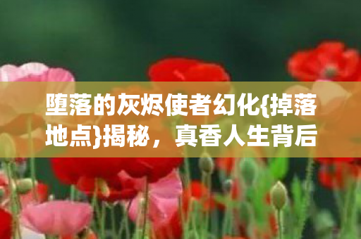 堕落的灰烬使者幻化图片