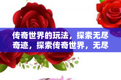 传奇世界的玩法图片