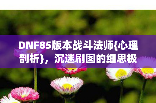 DNF85版本战斗法师图片