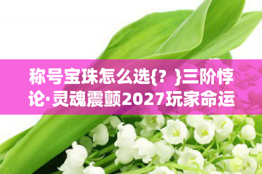 灵魂震颤2027玩家命运之舞图片