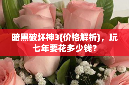 玩七年要花多少钱图片