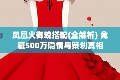 竟藏500万隐情与策划真相图片