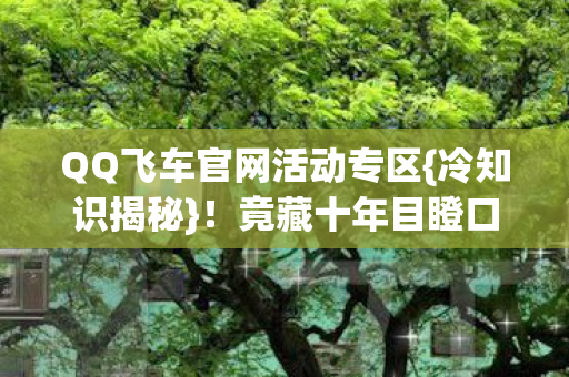 QQ飞车官网活动专区图片