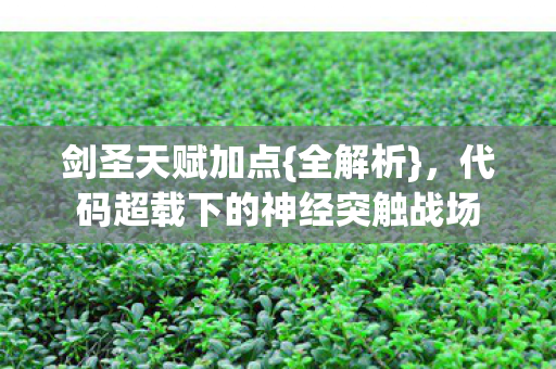 代码超载下的神经突触战场图片