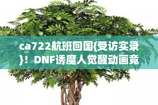 DNF诱魔人觉醒动画竟暗改图片