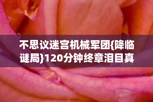 120分钟终章泪目真相图片