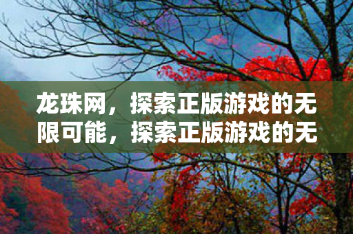 探索正版游戏的无限可能图片