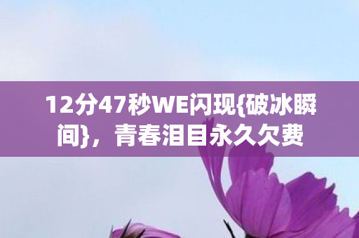 12分47秒WE闪现图片
