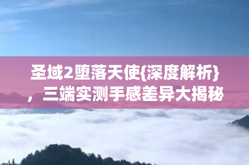三端实测手感差异大揭秘图片