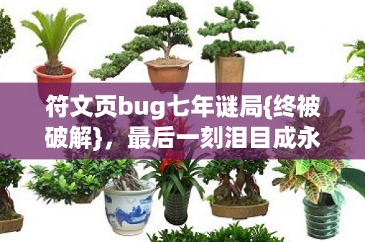 符文页bug七年谜局图片