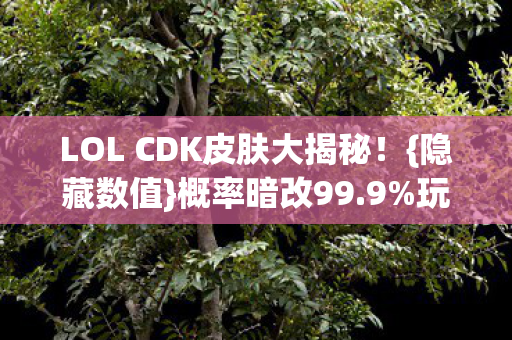 LOL CDK皮肤大揭秘图片