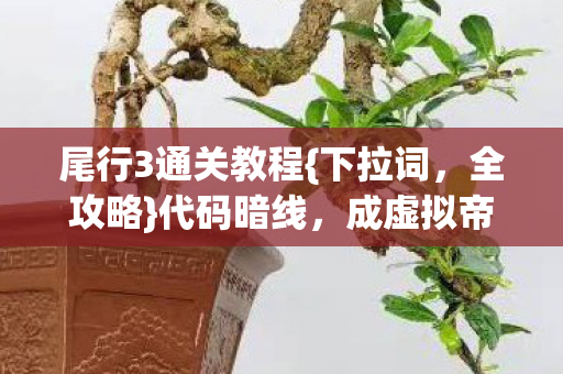 尾行3通关教程图片