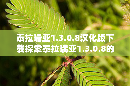 8汉化版下载探索泰拉瑞亚1图片