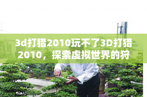3d打猎2010玩不了3D打猎2010图片