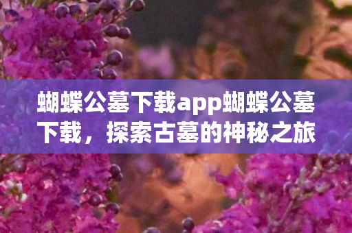 蝴蝶公墓下载app蝴蝶公墓下载图片