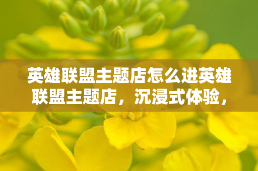 英雄联盟主题店怎么进英雄联盟主题店图片