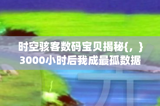 时空骇客数码宝贝揭秘{,}3000小时后我成最孤数据幽灵? 时空骇客数码宝贝揭秘{,}3000小时后我成最孤数据幽灵?