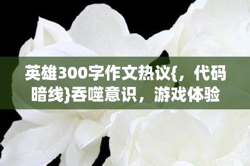 英雄300字作文热议图片