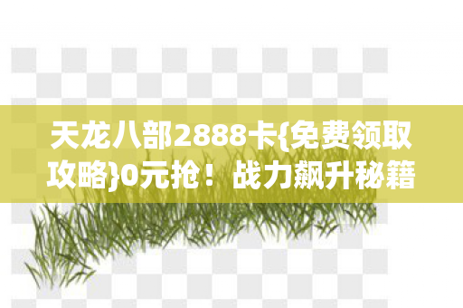 天龙八部2888卡图片