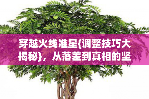 从落差到真相的坚守图片