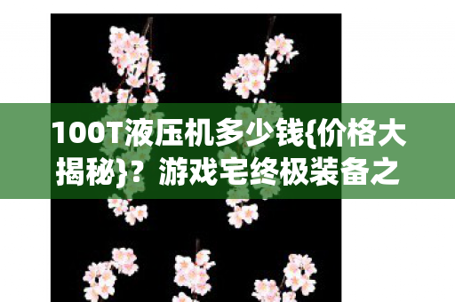 100T液压机多少钱图片