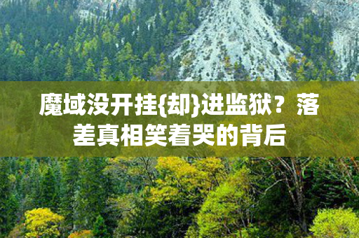 落差真相笑着哭的背后图片