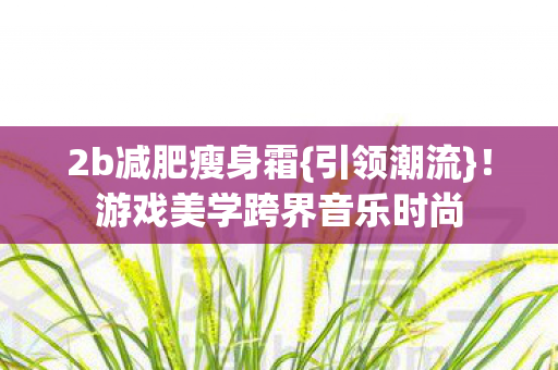 2b减肥瘦身霜{引领潮流}!游戏美学跨界音乐时尚 2b减肥瘦身霜{引领潮流}!游戏美学跨界音乐时尚