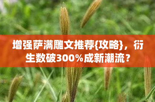 增强萨满雕文推荐图片
