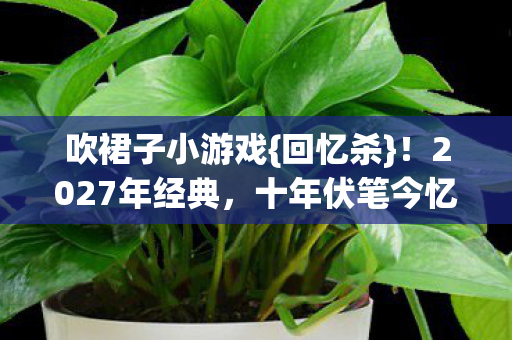 十年伏笔今忆起心酸图片