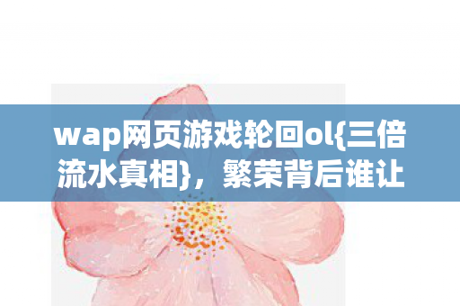 wap网页游戏轮回ol图片