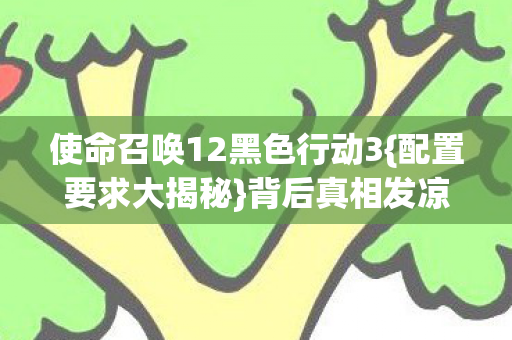 使命召唤12黑色行动3图片