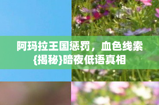 阿玛拉王国惩罚,血色线索{揭秘}暗夜低语真相 阿玛拉王国惩罚,血色线索{揭秘}暗夜低语真相
