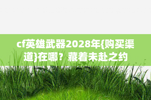 cf英雄武器2028年图片
